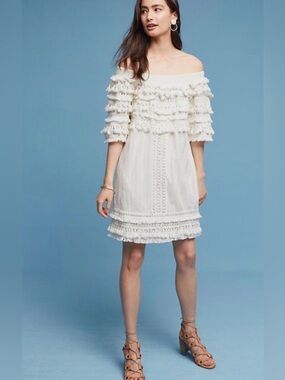 NWT Love Sam Luana Tassel Dress- Anthropologie